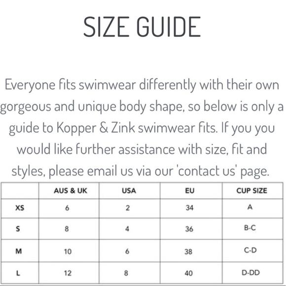 Kopper & Zink Navy & White Stripe Bikini Set - Size Large - Picture 16 of 16